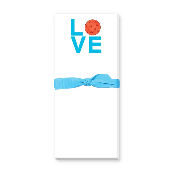 LOVE Pickleball Skinnie Notepad