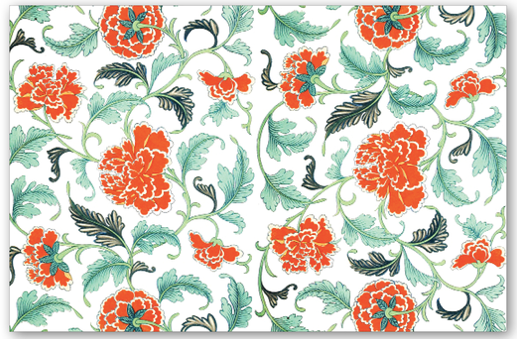 Chinoiserie Red Peony