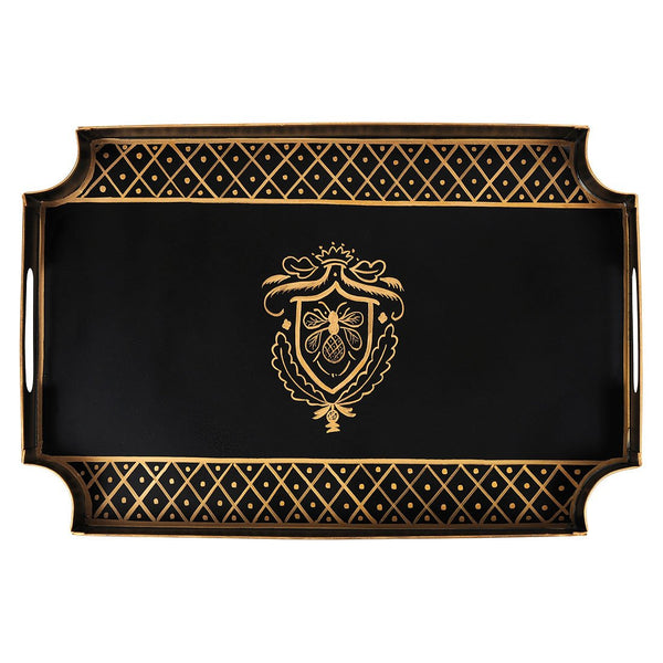 Heritage Bee Black Tray