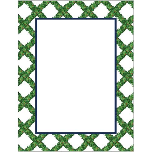 Boxwood Lattice Notepad