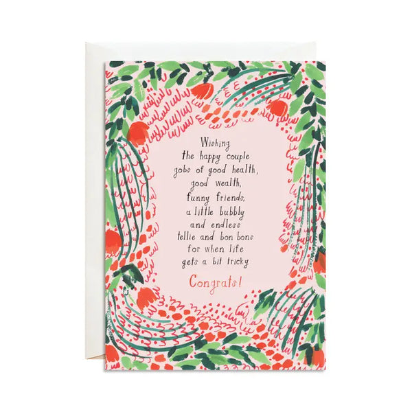 Wedding Toast Greeting Card