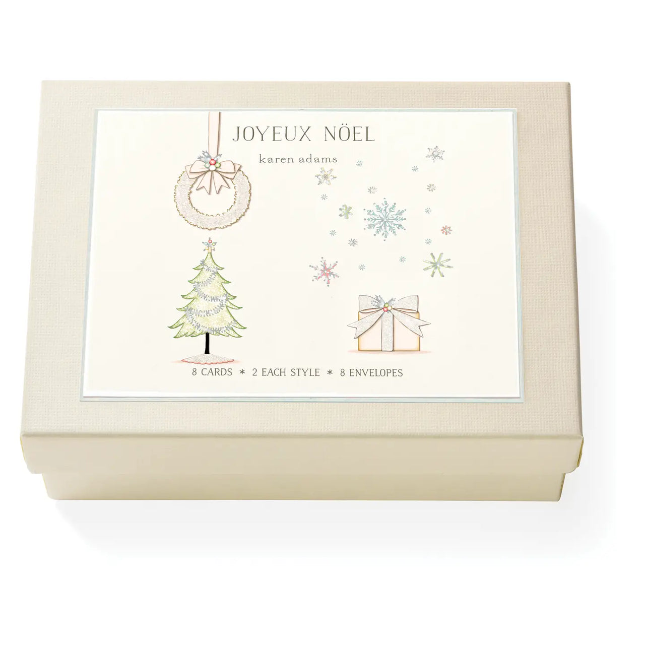 Joyeux Noel Notecard Box