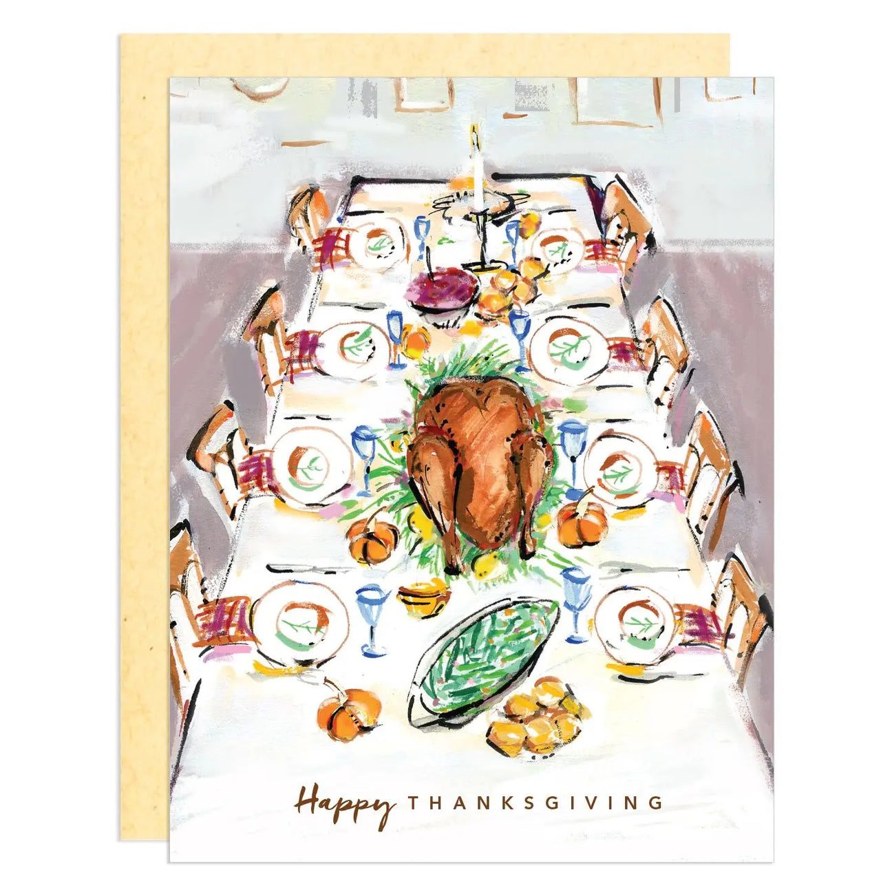 Thanksgiving Table Greeting Card
