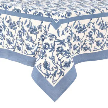 Granada Cornflower Blue French Tablecloth
