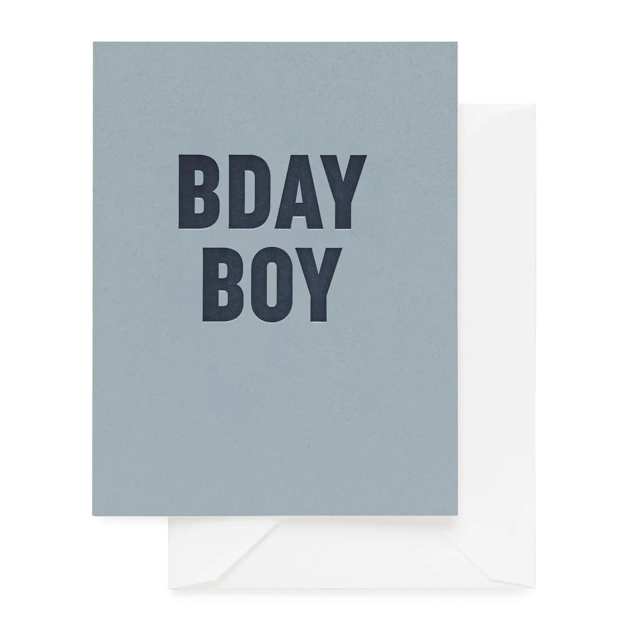Blue B'day Boy Greeting Card
