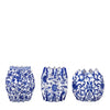 Blue Chinoiserie Vase Wraps Set
