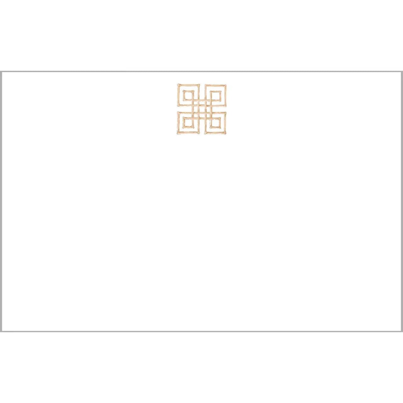 Tan Bamboo Fret Slab Notepad