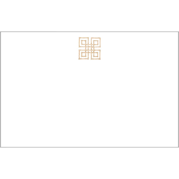 Tan Bamboo Fret Slab Notepad