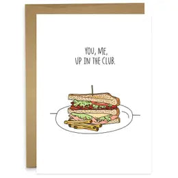 Up In the Club Greeting Card