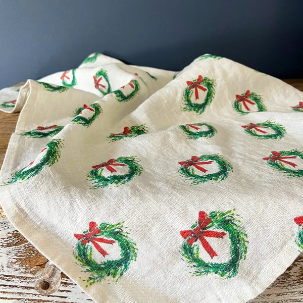 Wreath Kitchen Towel