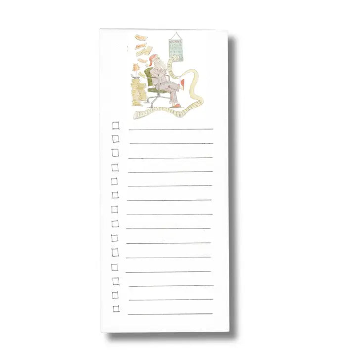 Making A List Christmas Notepad