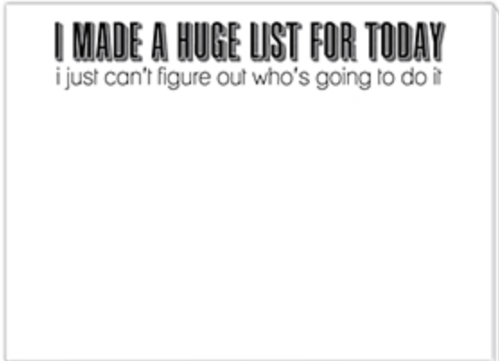 I Made A Huge List ... Mini Slab Notepad