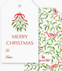 Isla Bahia Mistletoe Christmas Gift Tags