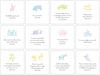 Baby Verse Cards With Easel