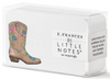 Cowboy Boot Little Notes