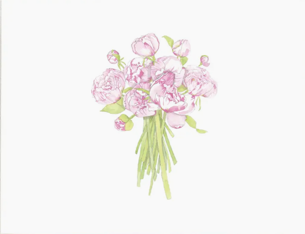 Peonies Notecards