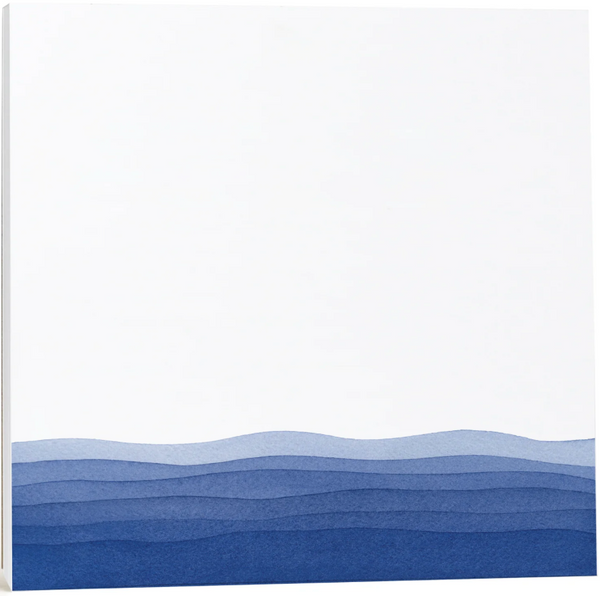 Blue Waves Desk Notepad