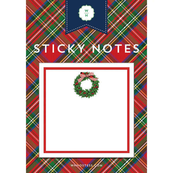 Christmas Wreath Sticky Notes