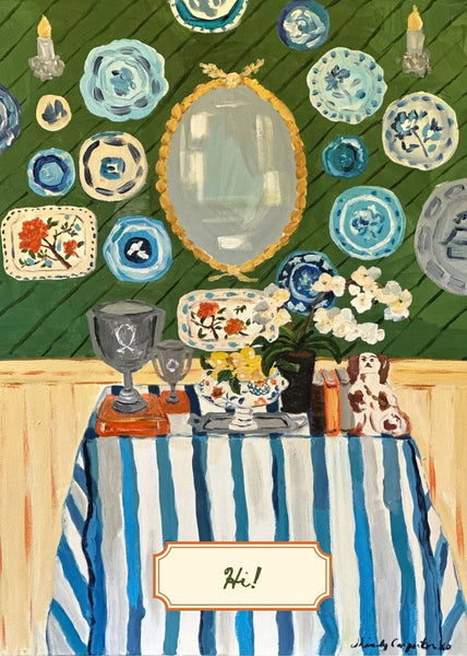 The Collector Greeting Card