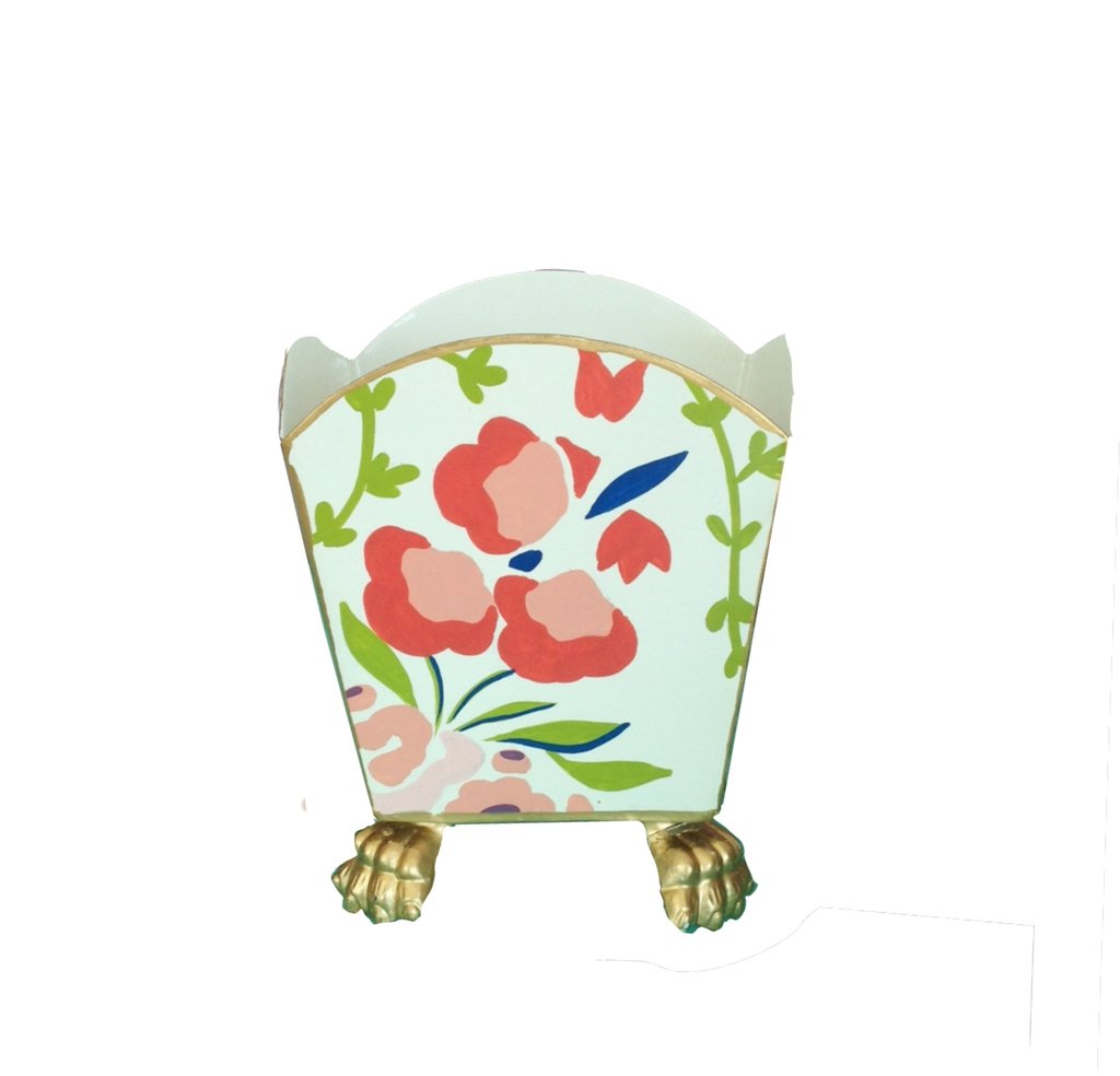 Chintz Print Cachepot