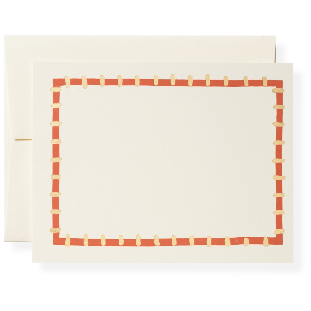 Kate in Coral Notecards