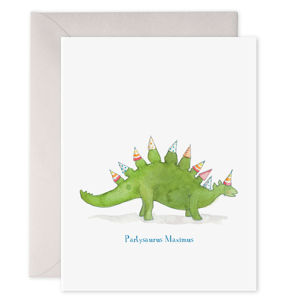 Partysaurus Birthday Greeting Card