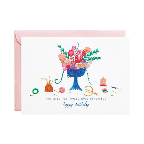 The Florist Called Birthday Greeting Card