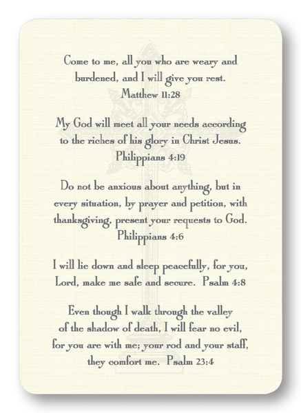 Verses for Comfort Prayer Enclosure Cards