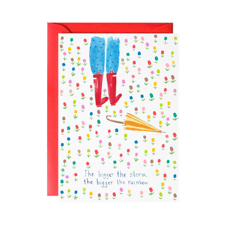 Big Beautiful Rainbow Greeting Card