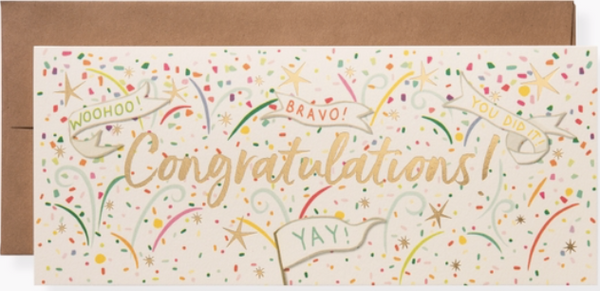 Yay Congratulations Greeting Card