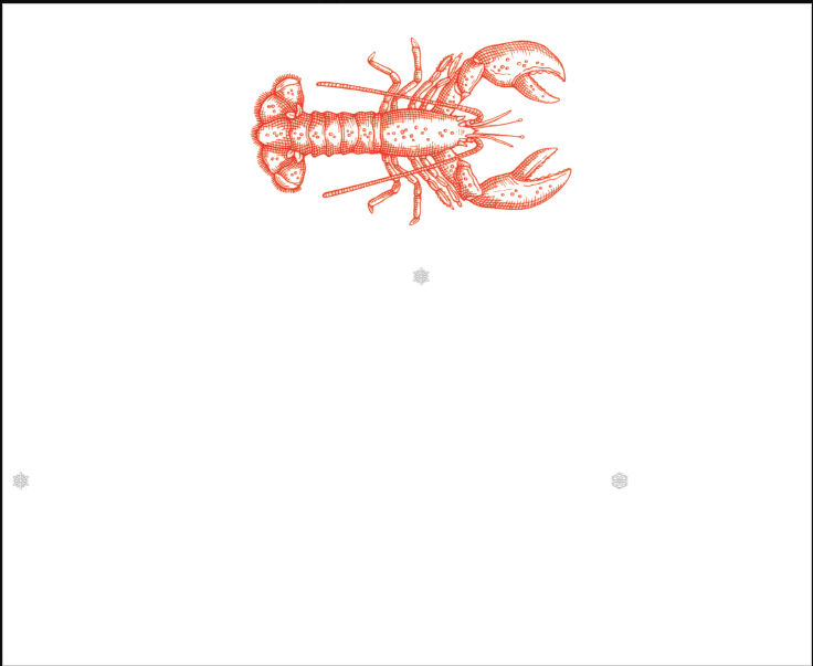Lobster Large Notepad