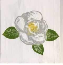 Magnolia Blossom Kitchen Towel