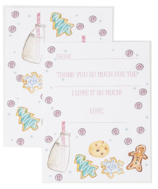 Children's Christmas Thank You Flat Notecards