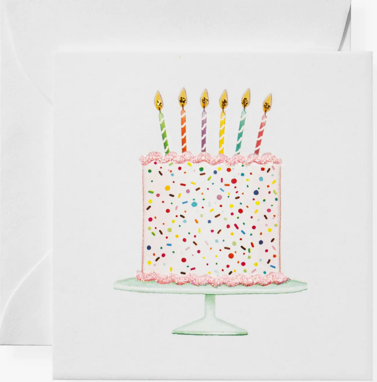 Happy Birthday Cake Gift Enclosure Card
