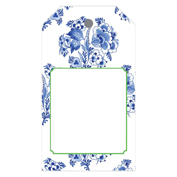 Blue Floral Gift tags