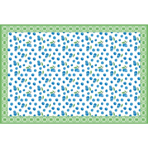 Blueberries Paper Placemats