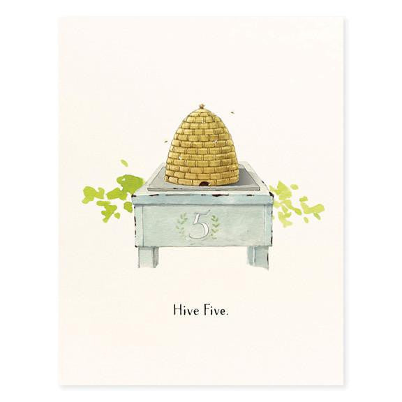 Hive Five Greeting Card